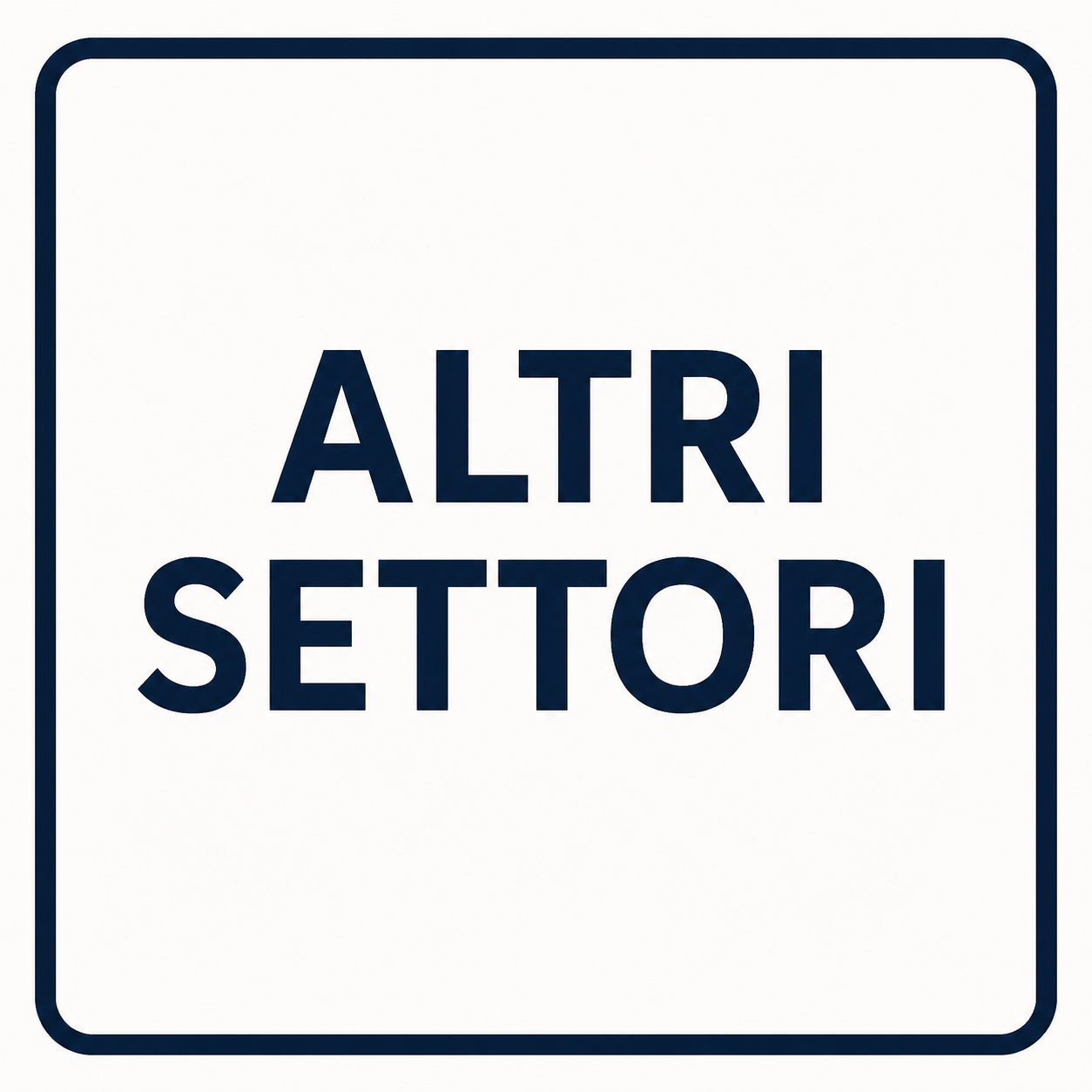 Altri settori Altri settori